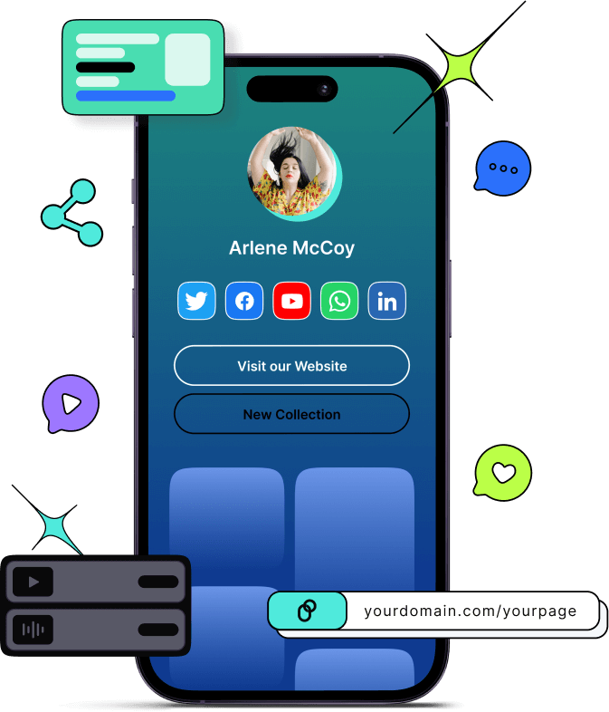 Add unlimited links & content to your bio page