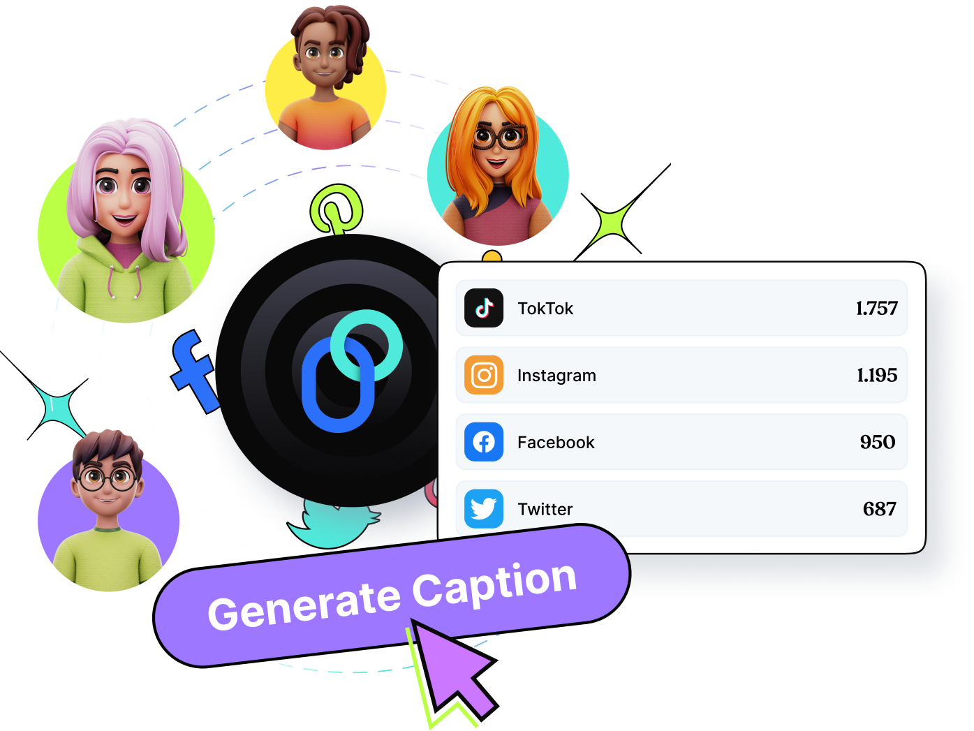 AI caption generator